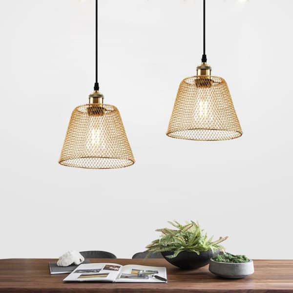APP945-1CP Sæt gylden loftslampe