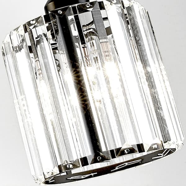 Loftslampe Crystal App513-3CPR Sort