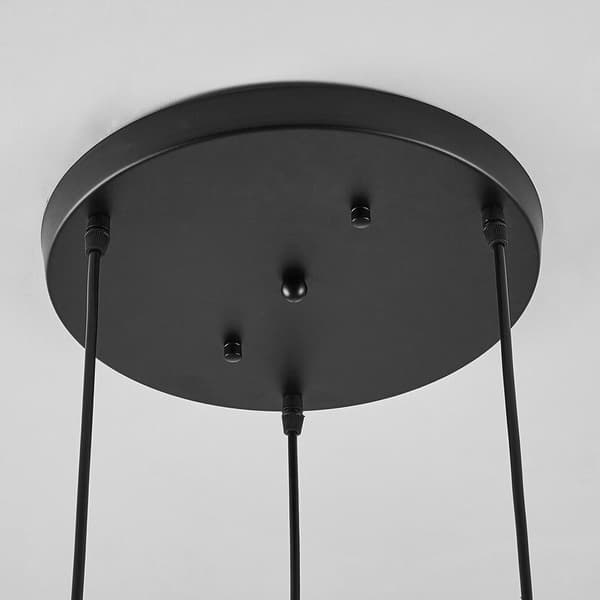 Loftslampe Crystal App513-3CPR Sort
