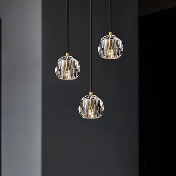 Crystal loft lampe APP587-3CP sort