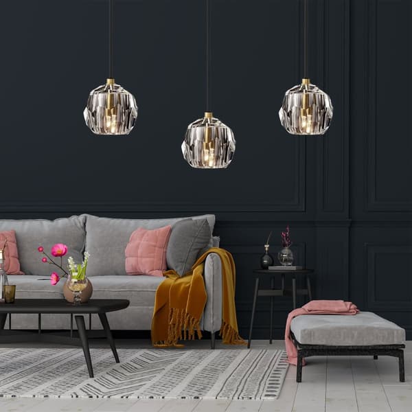 Crystal loft lampe APP587-3CP sort