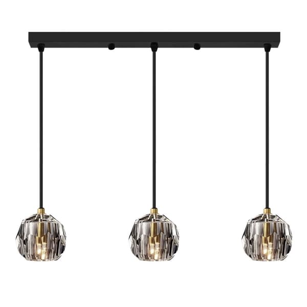 Crystal loft lampe APP587-3CP sort