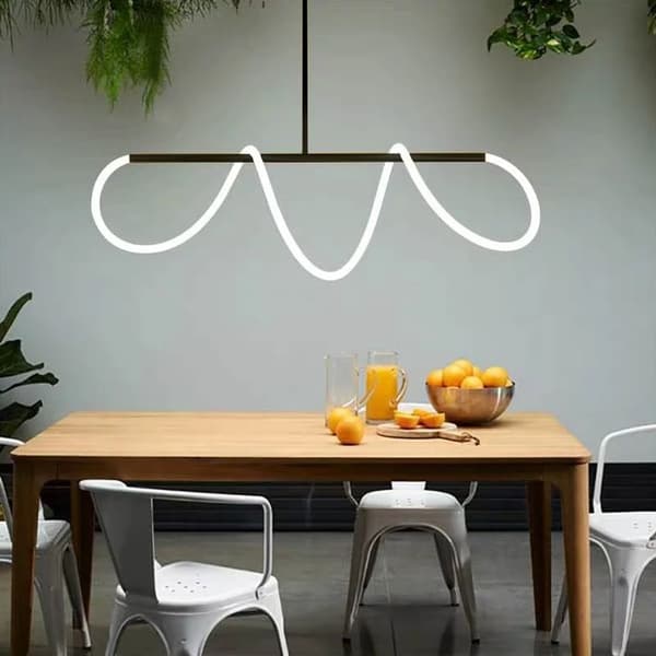 LED loft lampe app856-cp lang sort sort