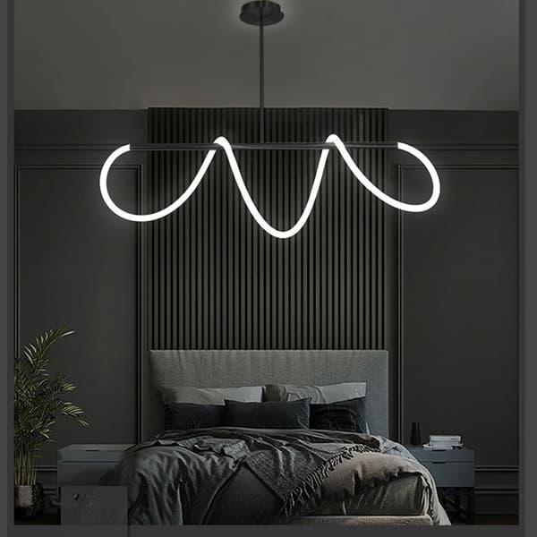 LED loft lampe app856-cp lang sort sort