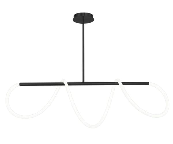 LED loft lampe app856-cp lang sort sort
