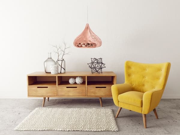 APP270-1CP spegel taklamprosa guld