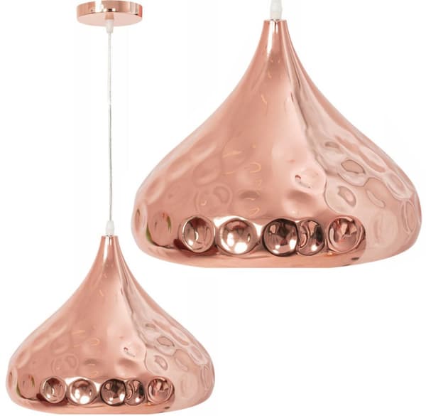 APP270-1CP Mirror loftlampe lyserød guld