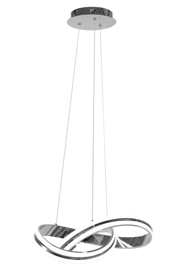 Moderne LED-loftslampe + pilot APP819-CP-krom