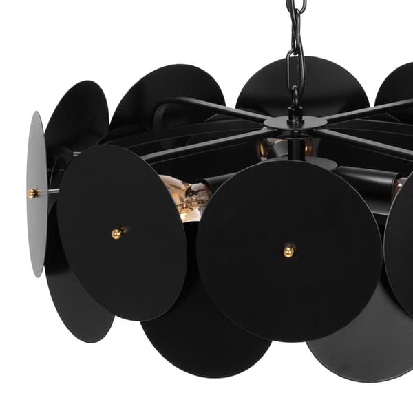 Hængende loft lampe app1307-cp sort