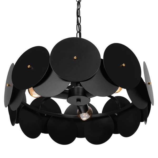 Hængende loft lampe app1307-cp sort