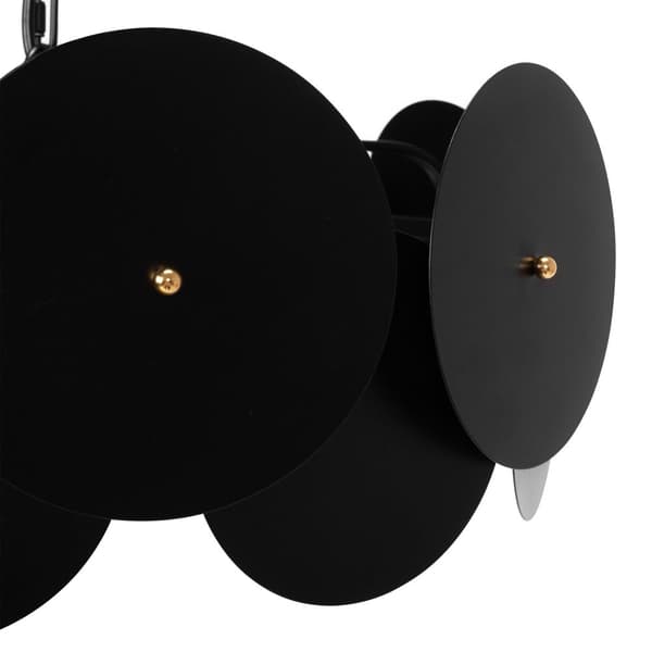 Hængende loft lampe app1307-cp sort