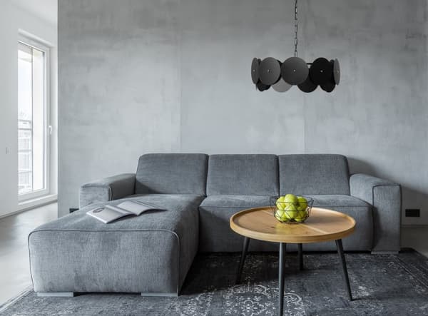 Hængende loft lampe app1307-cp sort