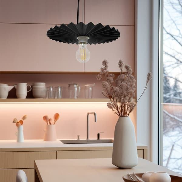 Hængende loft lampe APP1452-1CP sort