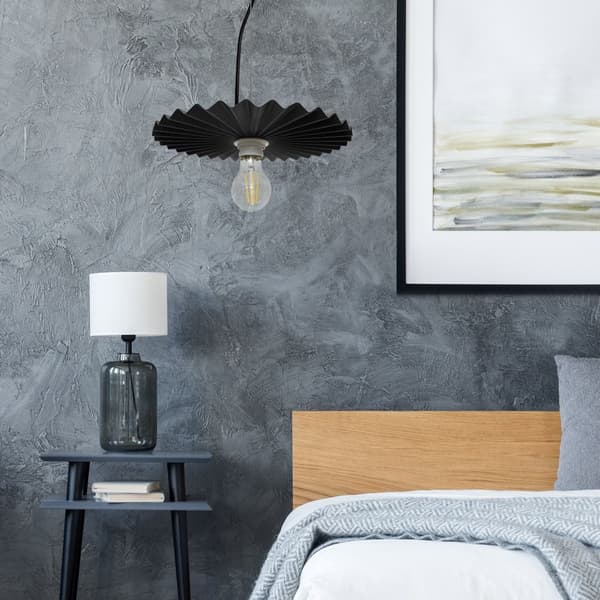 Hængende loft lampe APP1452-1CP sort