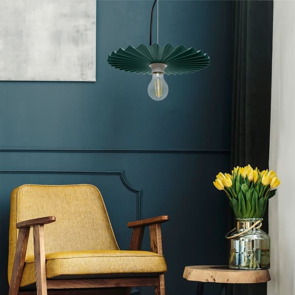 Hængende loft lampe APP1455-1CP grøn