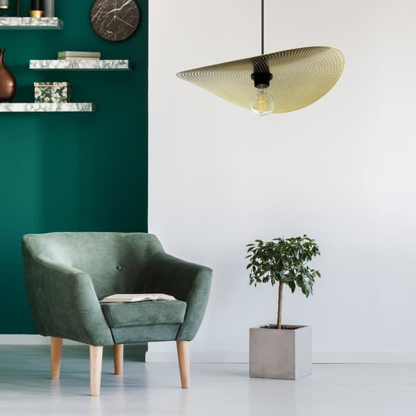 Hängande taklampa App1469-1CP svart/guld