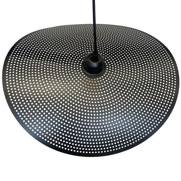 Hængende loft lampe APP1470-1CP sort/gammelt guld