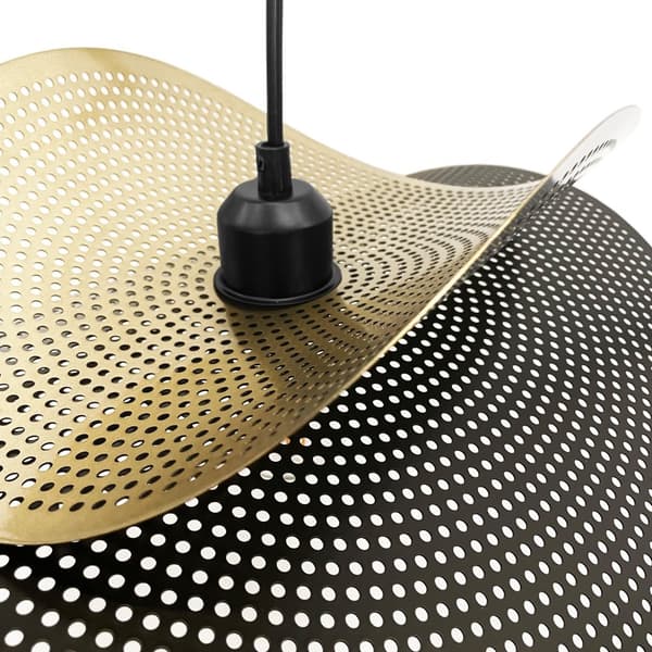 Hængende loftslampe APP1471-1CP sort/guld