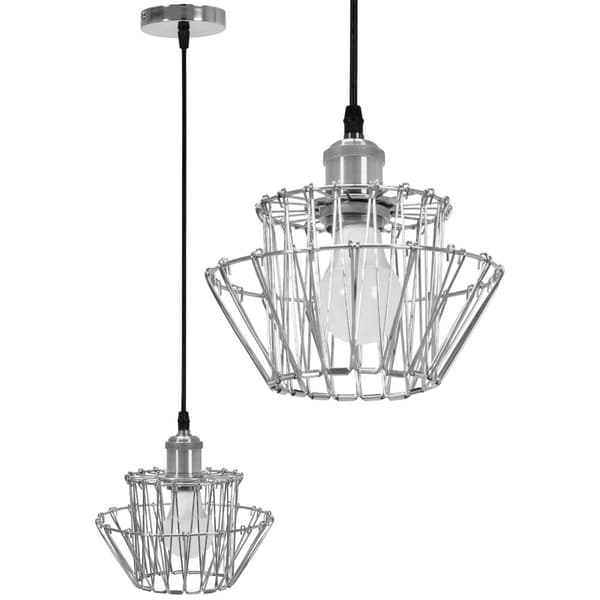 Hængende loft lampe app943-1cp sæt krom