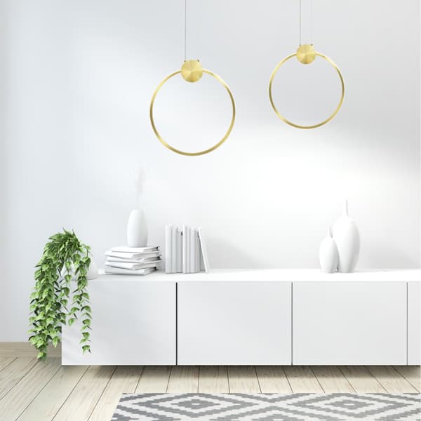 LED loft lampe APP1396-cp guld 40 cm
