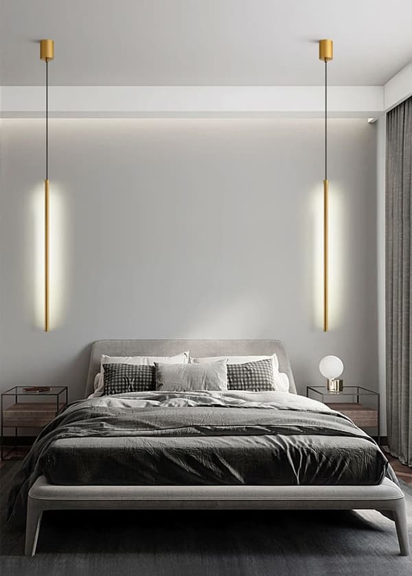LED-taklampan App1414-C Gold 100cm
