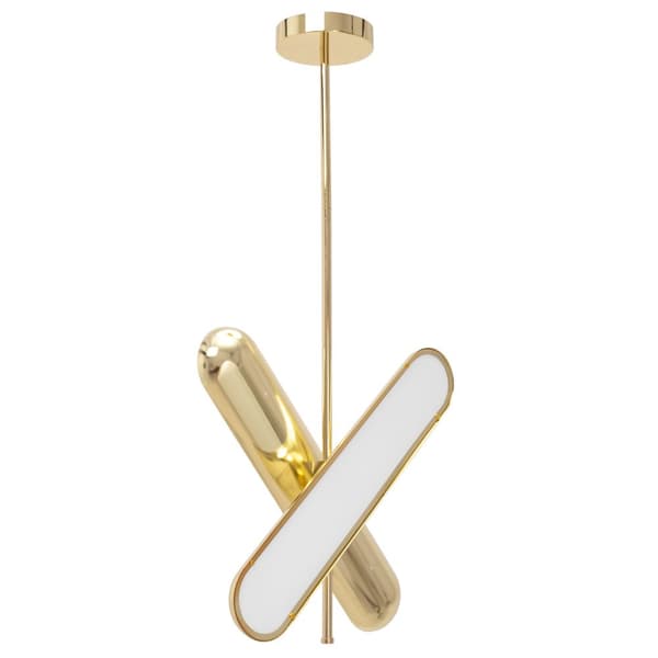 LED-taklampan App832-CP guld