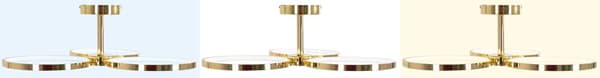LED loft lampe APP993-C guld + fjernbetjening