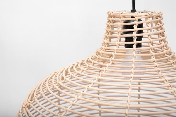 Hængende loft lampe naturlig boho app985-1cp stor