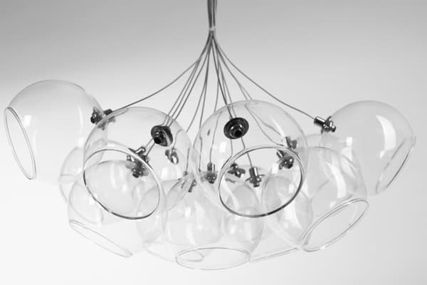 Loftslampe hængende glas kugler APP561-13CP