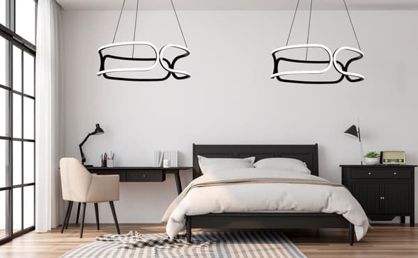 Kattovalaisin kaukosäätimellä LED-katto App790-cp trio musta