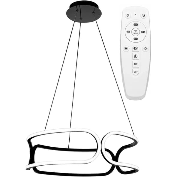 Kattovalaisin kaukosäätimellä LED-katto App790-cp trio musta