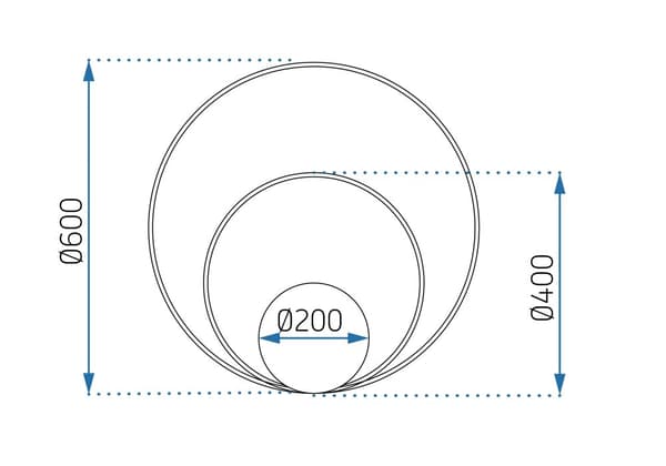 Taklampa med fjärrkontroll ledt tak app802-c svart