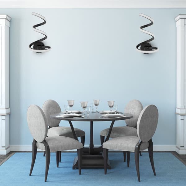 Seinävalaisin LED Spring Up App829-W Black Matt