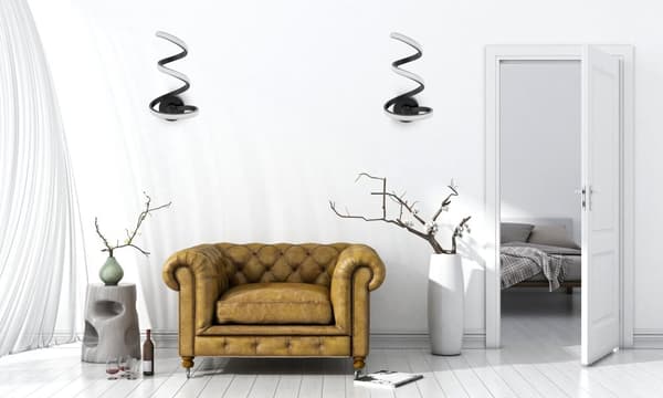 Seinävalaisin LED Spring Up App829-W Black Matt