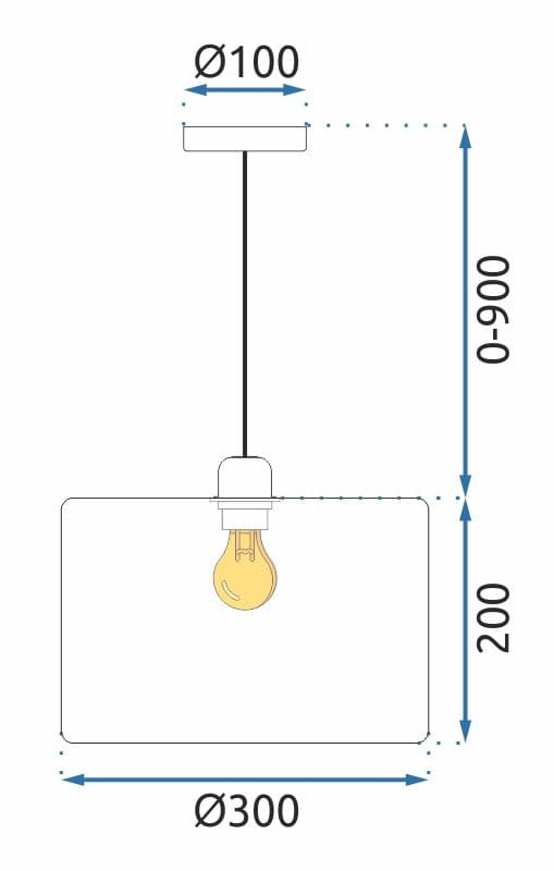 APP1015-1CP hängande lampa
