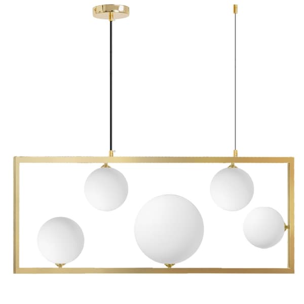 Hængende lampe APP1020-5CP guld