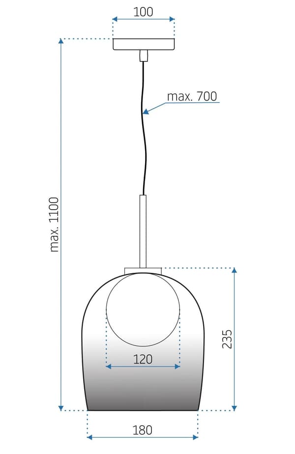 APP1026-1CP hængende lampe