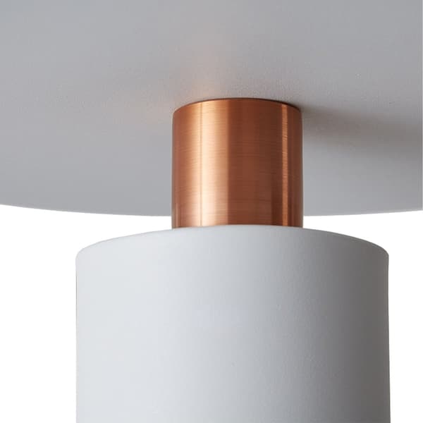 Hængende lampe APP1146-1CP hvidt og lyserødt guld
