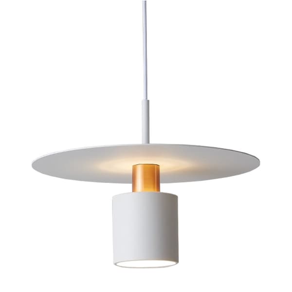 Hængende lampe APP1146-1CP hvidt og lyserødt guld