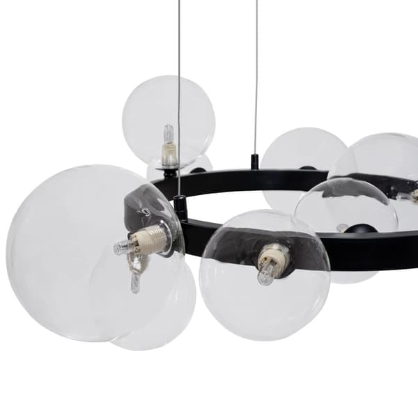 Sort hængende lampe APP1159-10CP