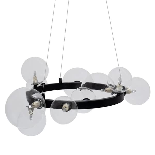 Sort hængende lampe APP1159-10CP