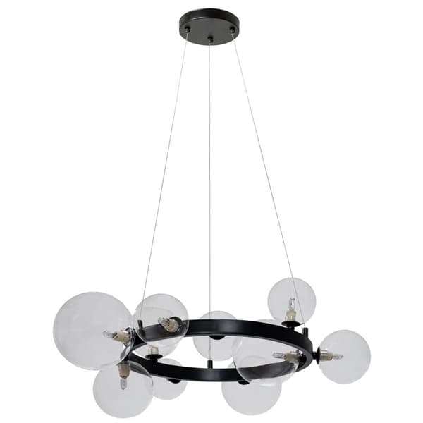 Sort hængende lampe APP1159-10CP