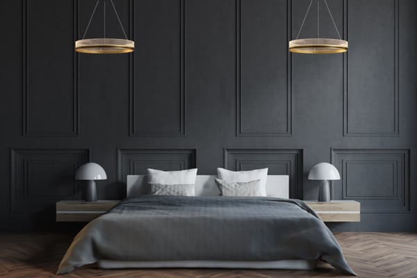 Hængende lampe APP1189-cp guld 40 cm