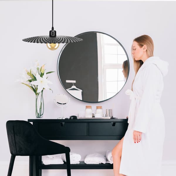 APP1289-1CP sort hængende lampe