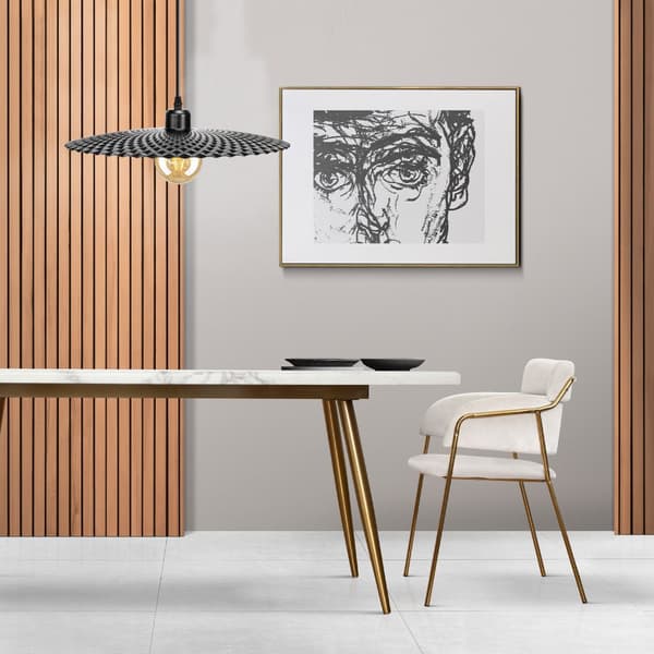 APP1289-1CP sort hængende lampe