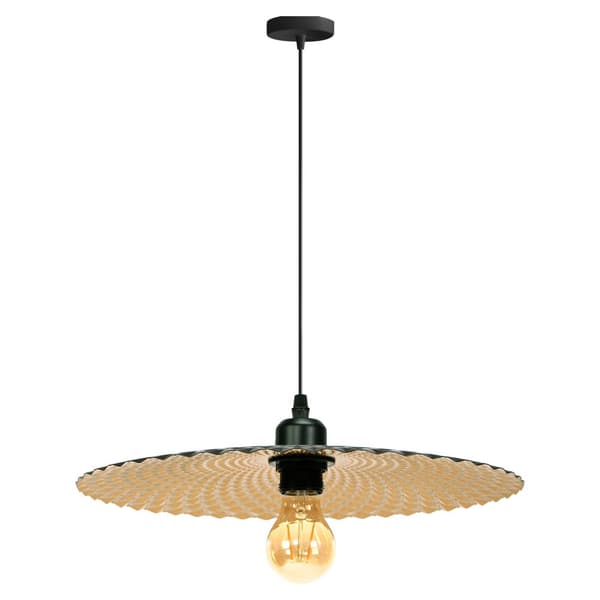 App1290-1cp gammel guld hængende lampe