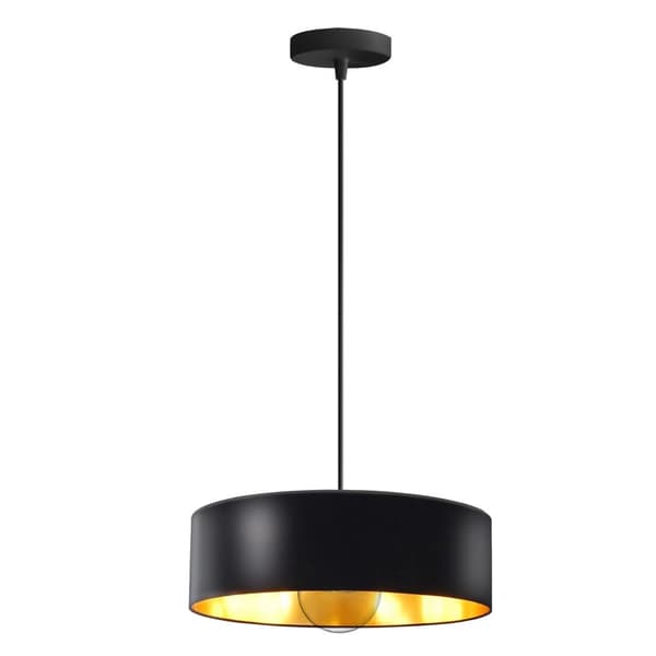 APP1333-1CP sort guld hængende lampe