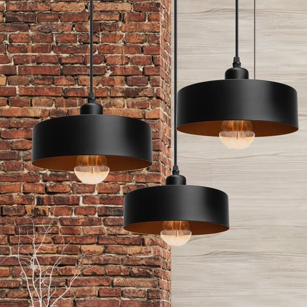 APP1334-3CP Black Gold Hanging Lamp