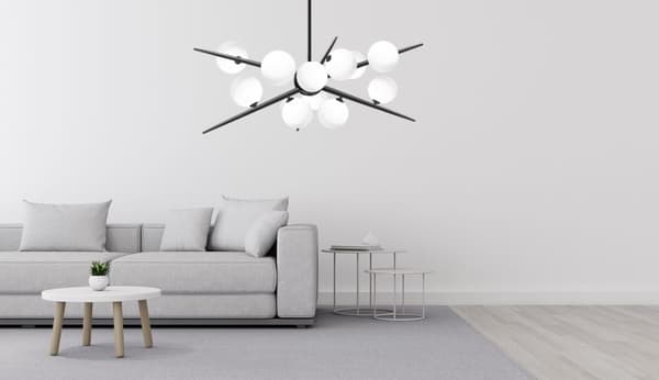 Black Hanging Lamp APP999-12CP
