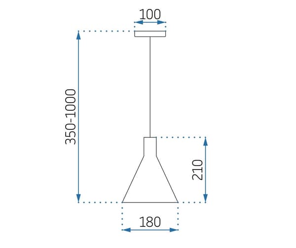 Beton hængende lampe APP995-1CP